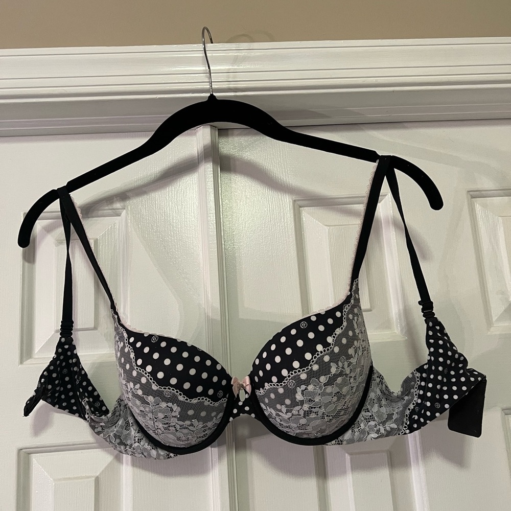 Victoria secret blue polka dot body by Victoria bra